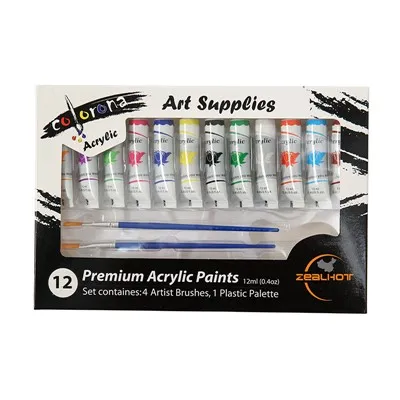 Akrila krāsa un vidēja